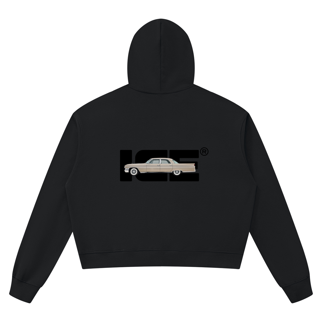 Unisex Boxy Raw Edge Hoodie