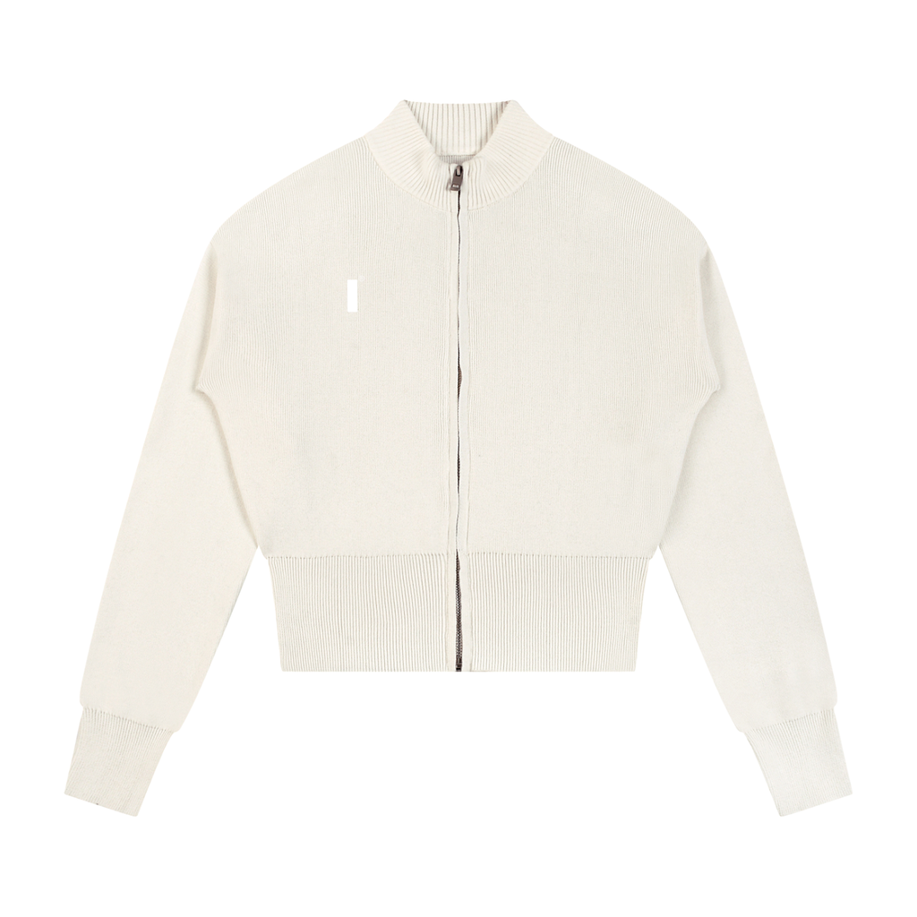 Women’s Mock Neck Zip Up Cardigan