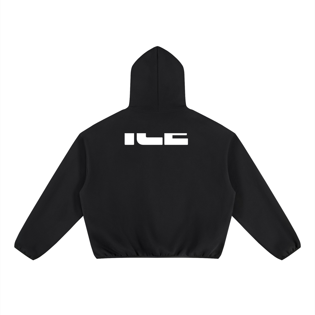 Unisex Boxy Piping Fleece Hoodie