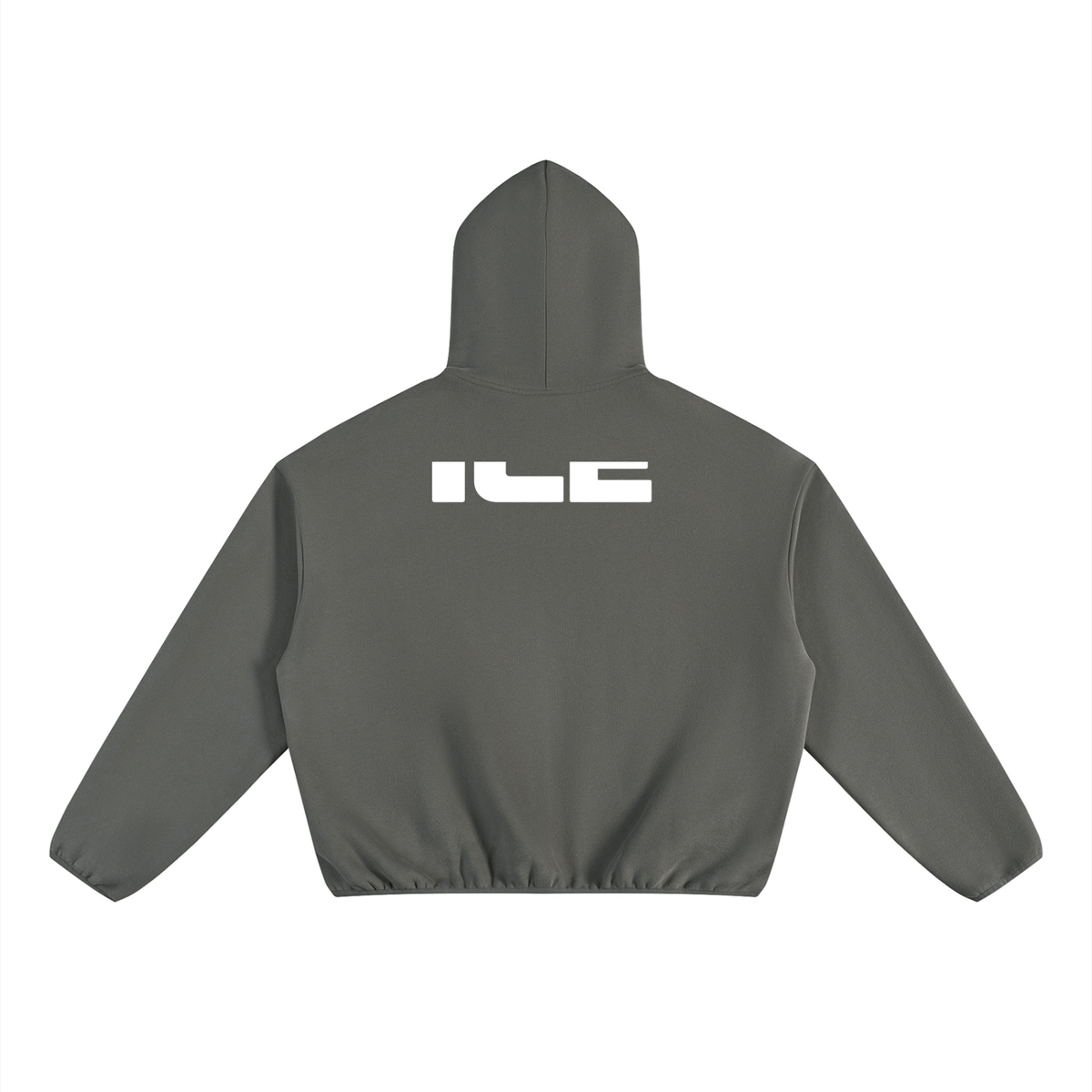 Unisex Boxy Piping Fleece Hoodie