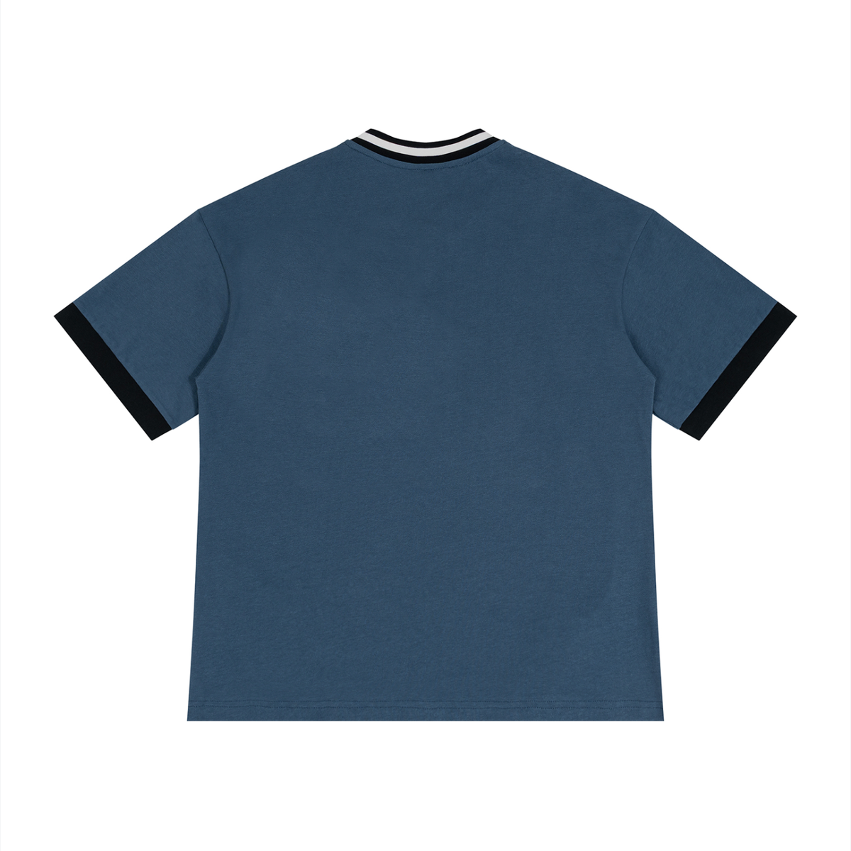 Unisex Color Block V-Neck T-Shirt