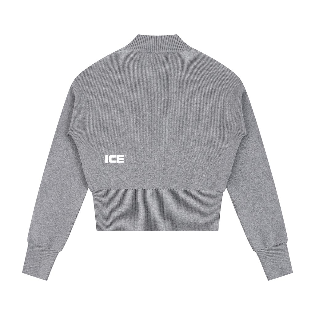Women’s Mock Neck Zip Up Cardigan