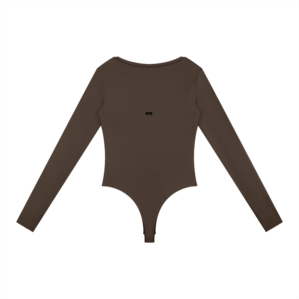 Women's Tight Long Sleeve Yoga Bodysuit