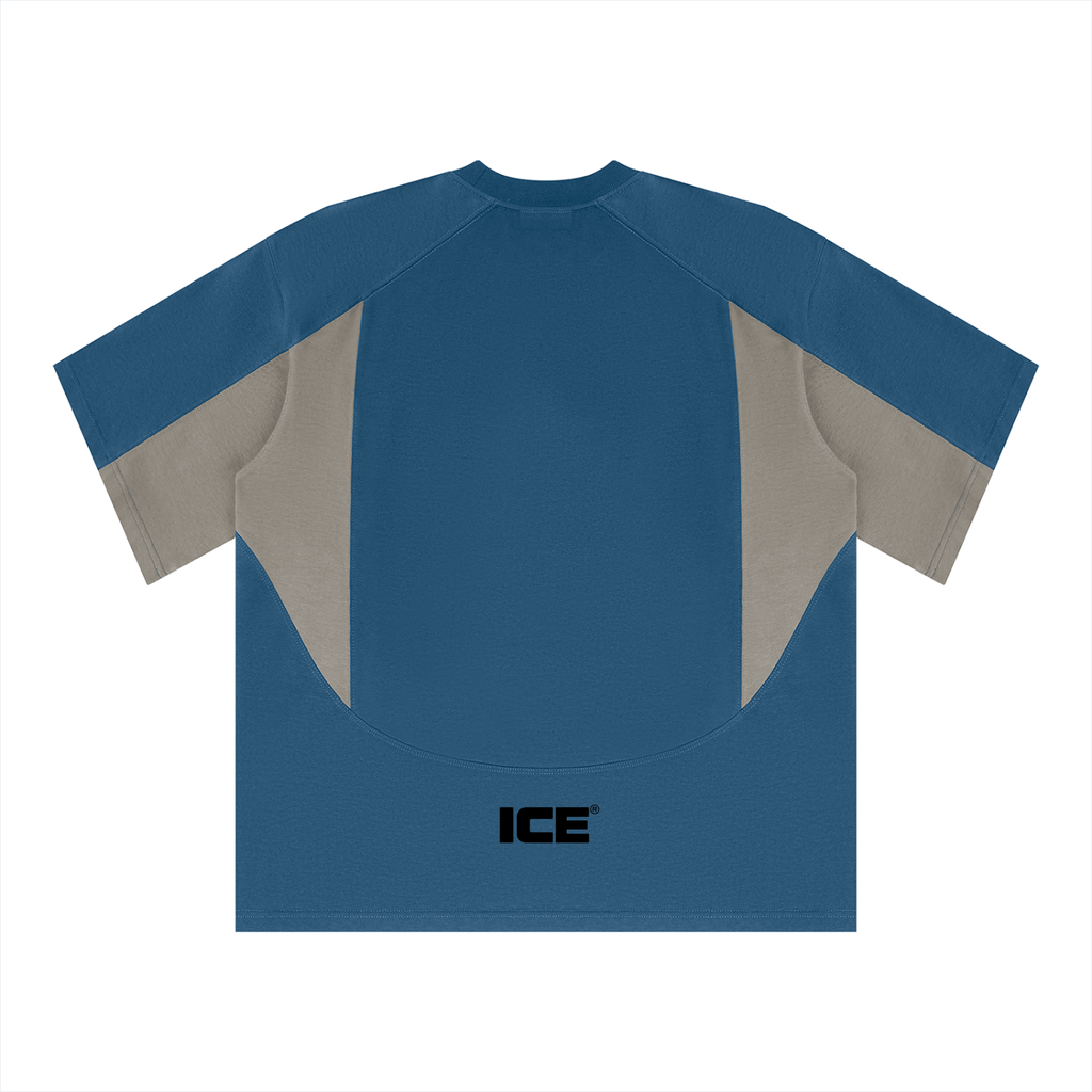 Unisex Color Block Paneling T-Shirt