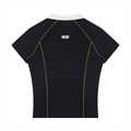 Women’s Slim Fit Quarter-Zip Polo Shirt
