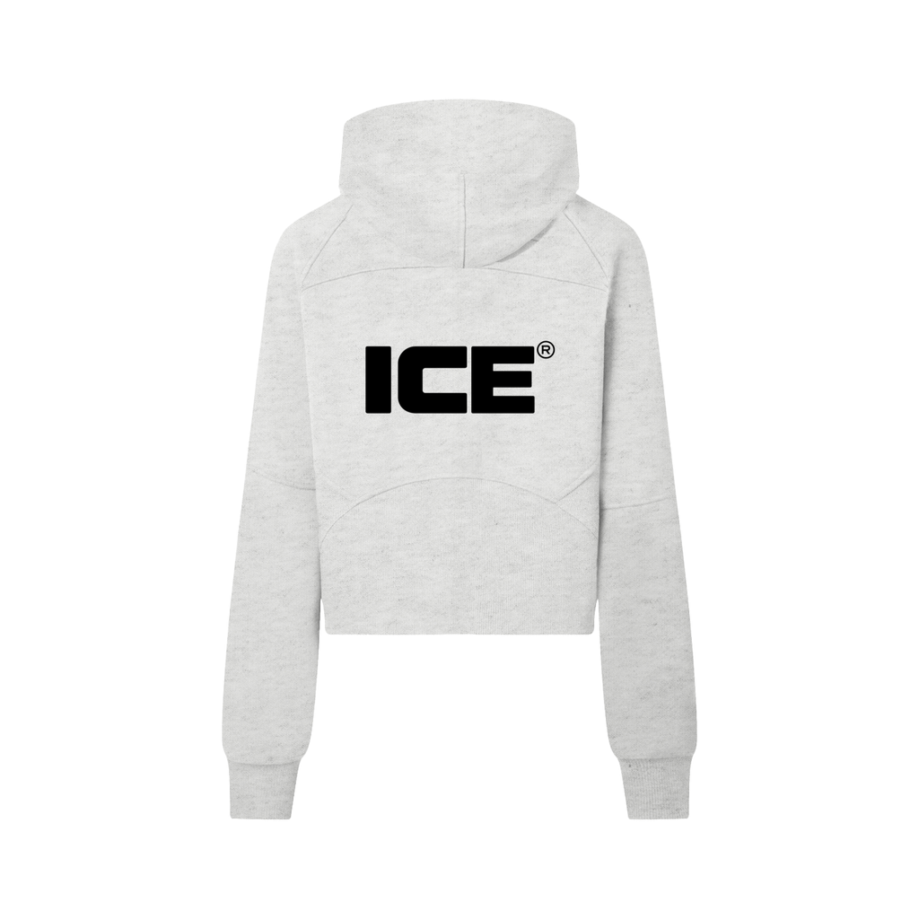 Cropped Half-Zip Hoodie