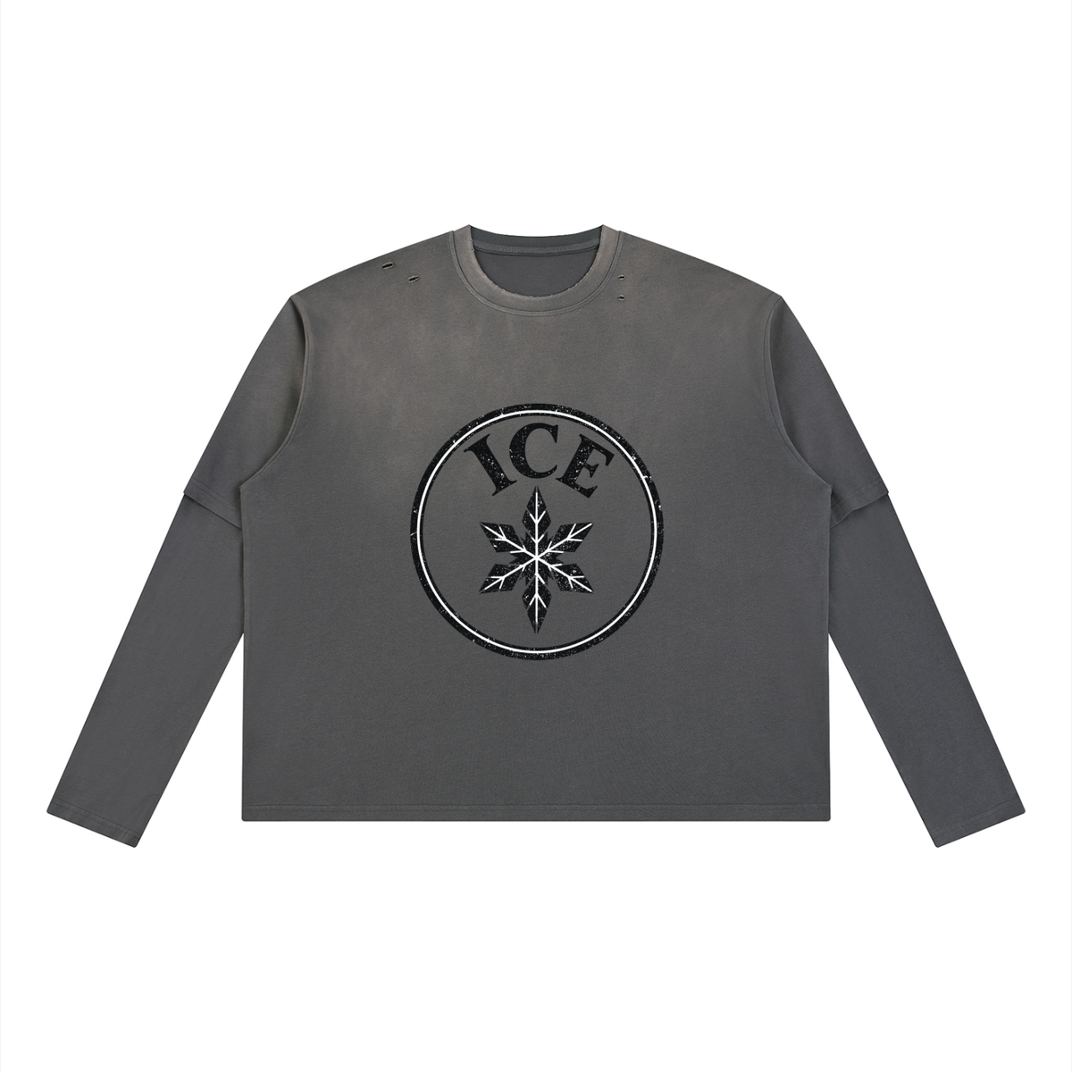 Unisex Vintage Wash Layered T-Shirt