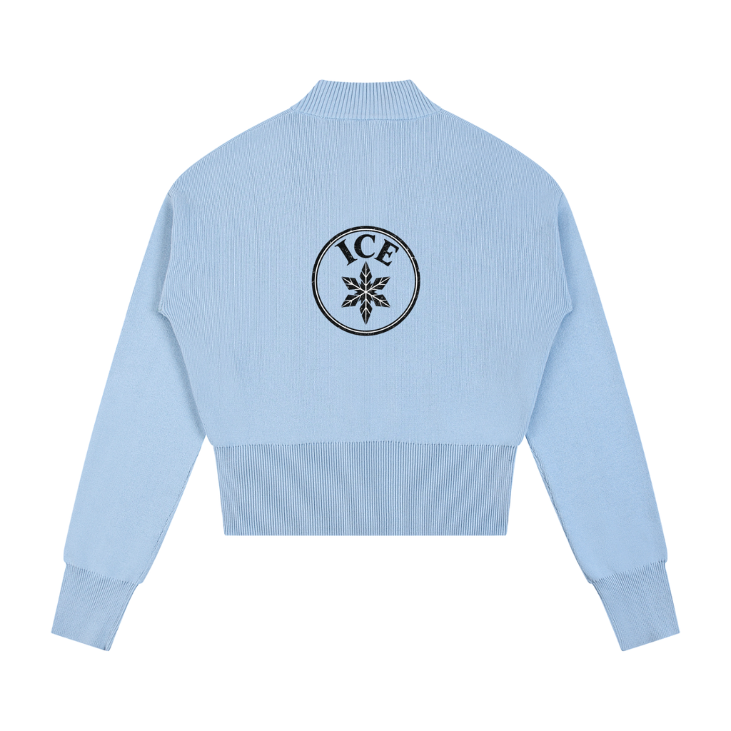 Women’s Mock Neck Zip Up Cardigan