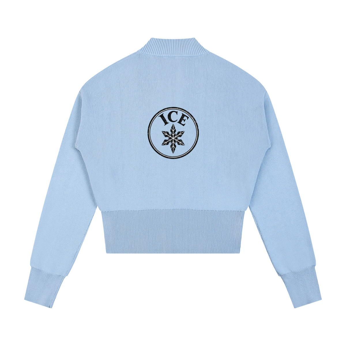 Women’s Mock Neck Zip Up Cardigan