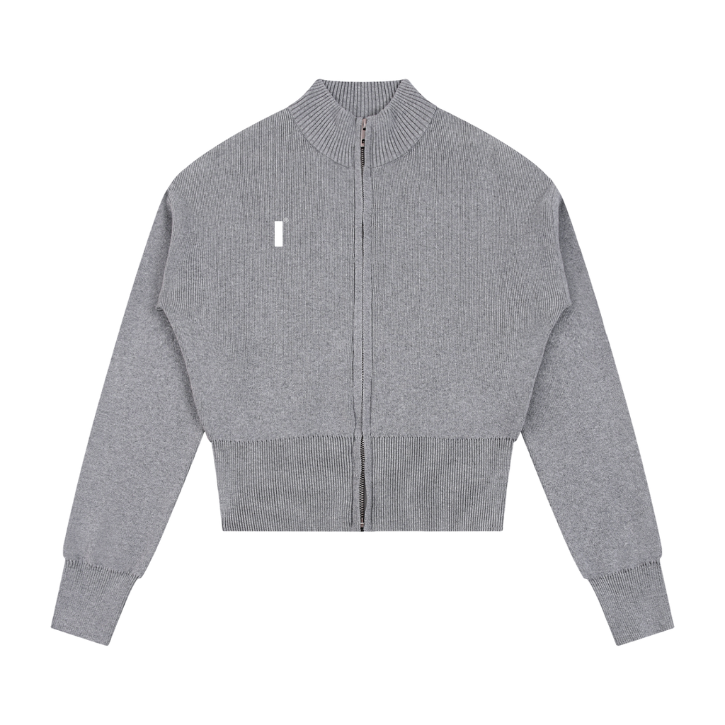 Women’s Mock Neck Zip Up Cardigan