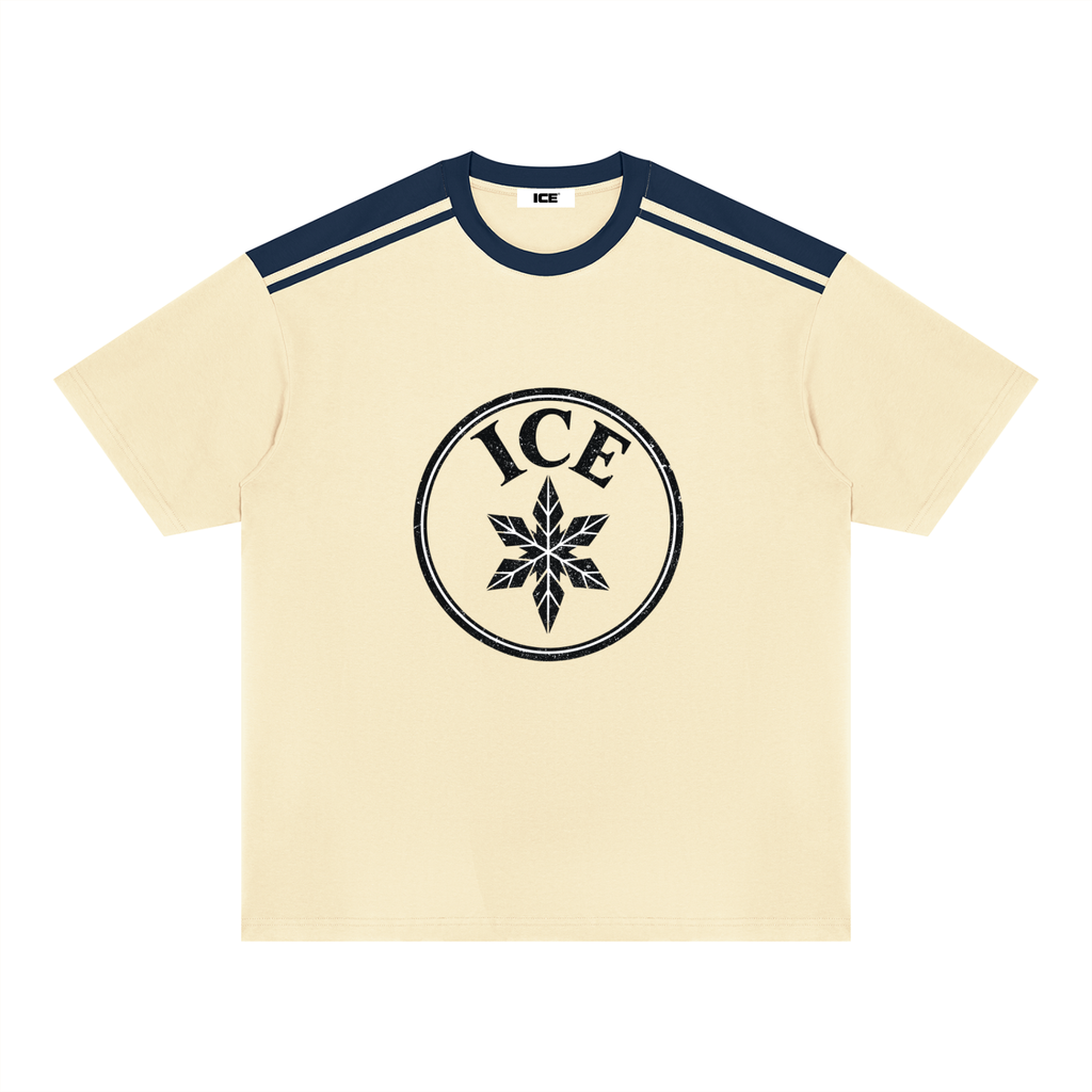 Unisex Color Block Loose T-Shirt