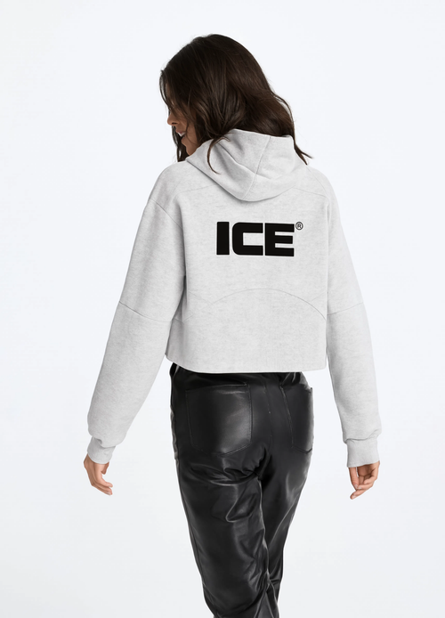 Cropped Half-Zip Hoodie