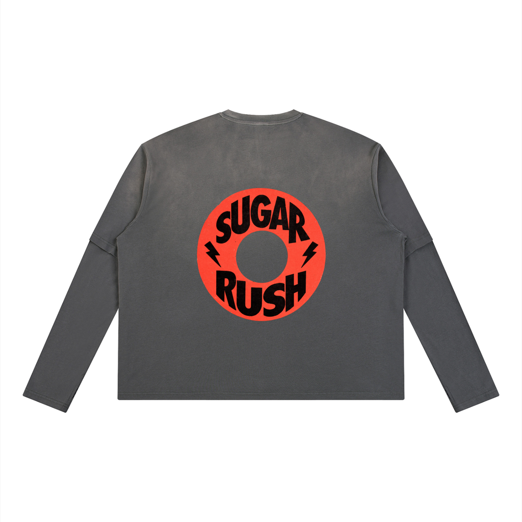 Unisex Vintage Wash Layered T-Shirt