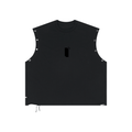 Distressed Grommet Eyelet Tank Top