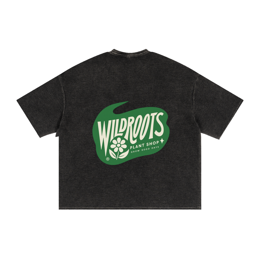 Textured Waffle X Boxy T-Shirt
