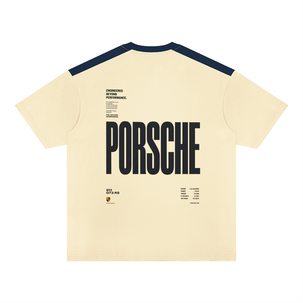 Unisex Color Block Loose T-Shirt