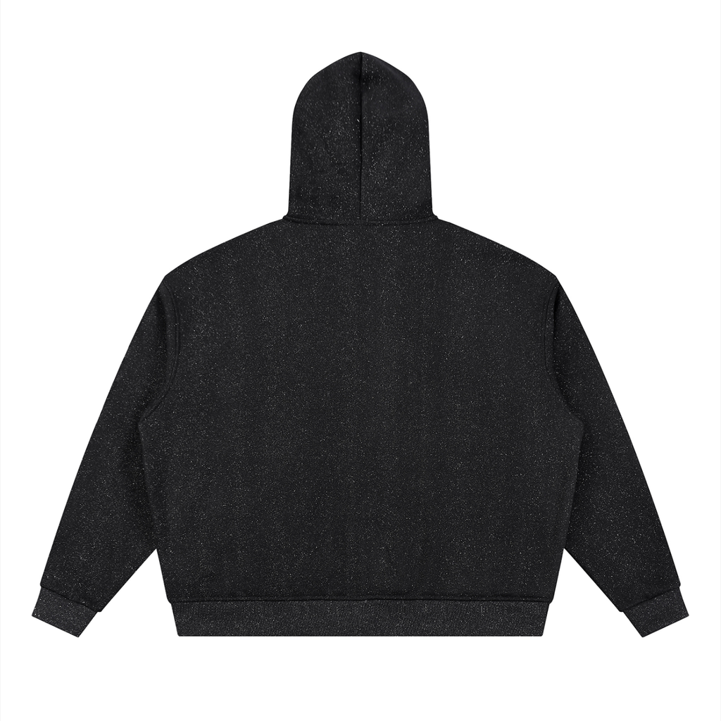 Unisex Sparkles Full Zip Boxy Hoodie