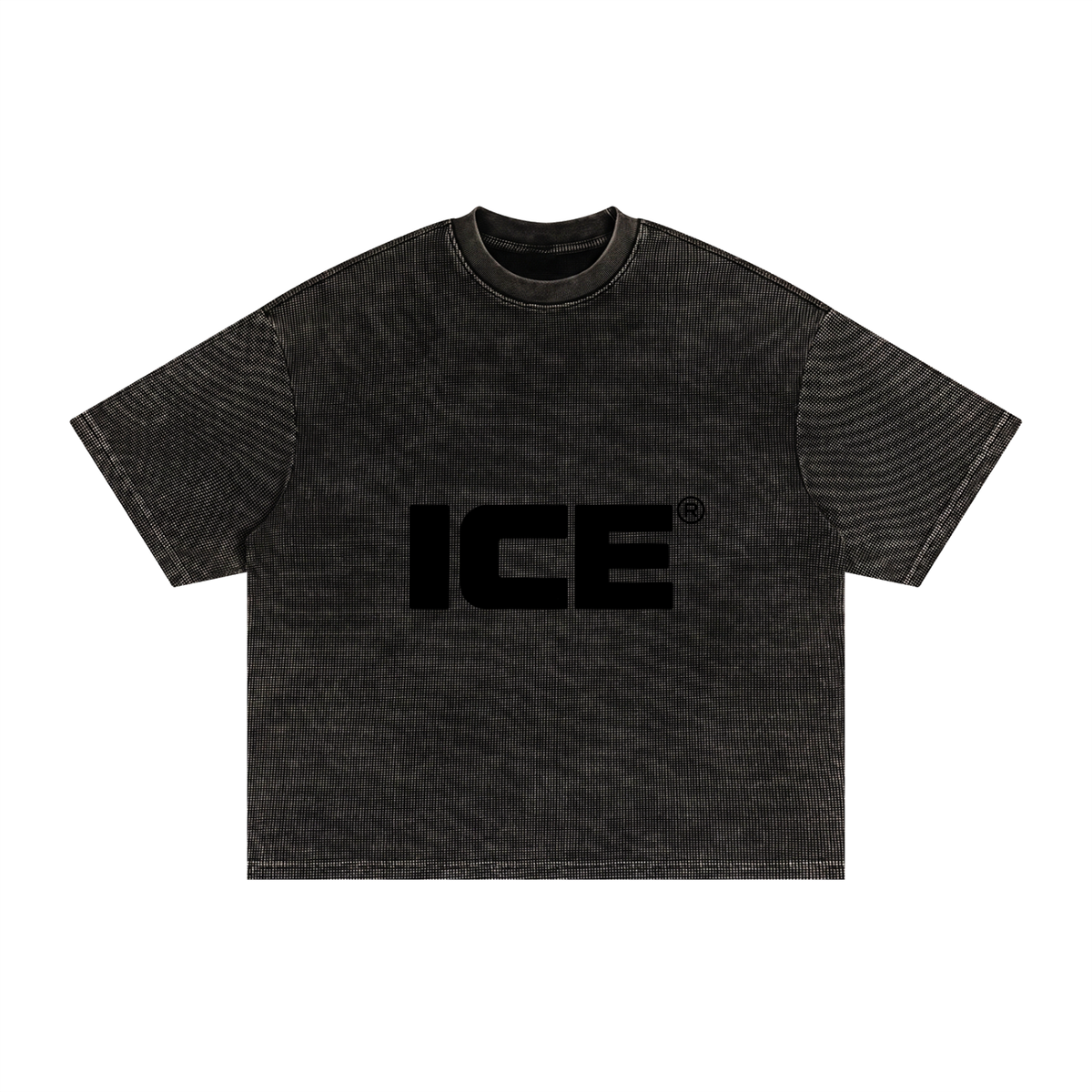 Textured Waffle X Boxy T-Shirt