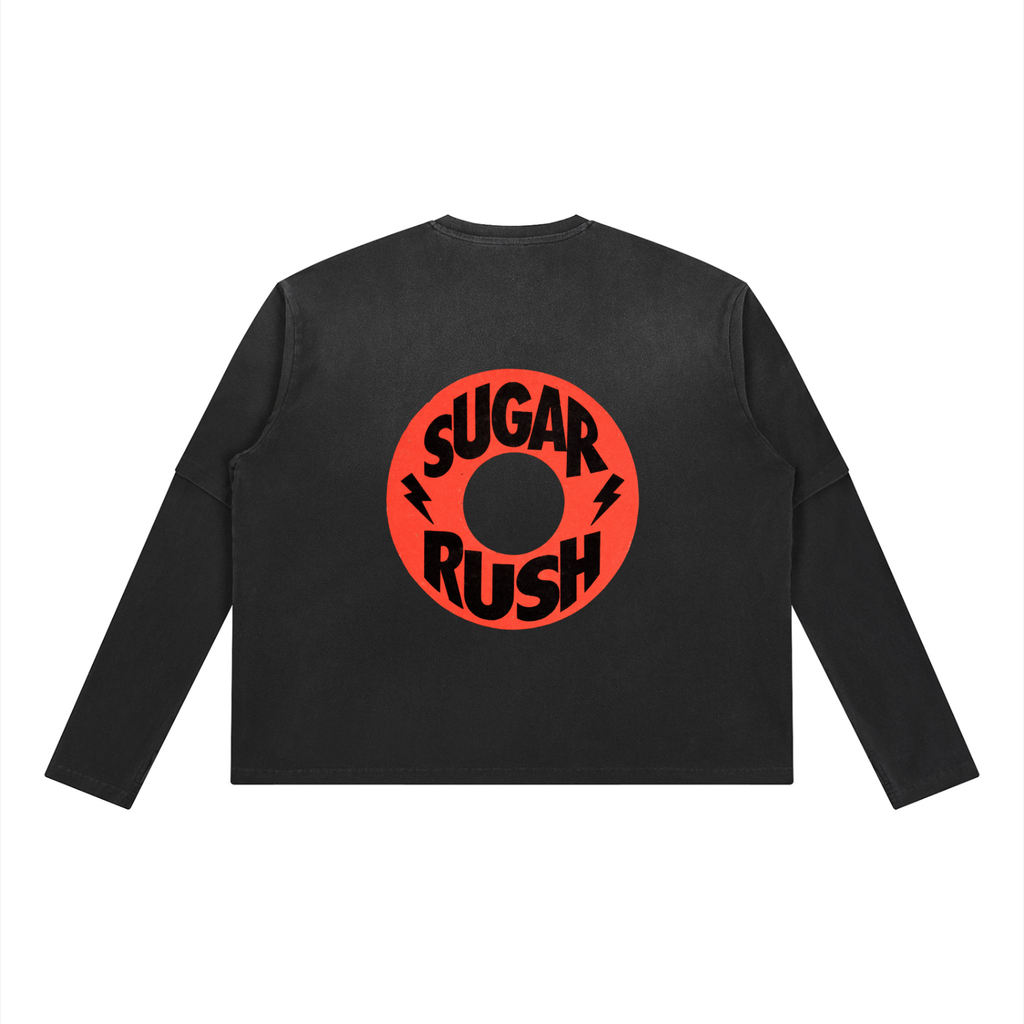 Unisex Vintage Wash Layered T-Shirt