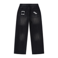 Men's Vintage Wash Wide Leg Jeans