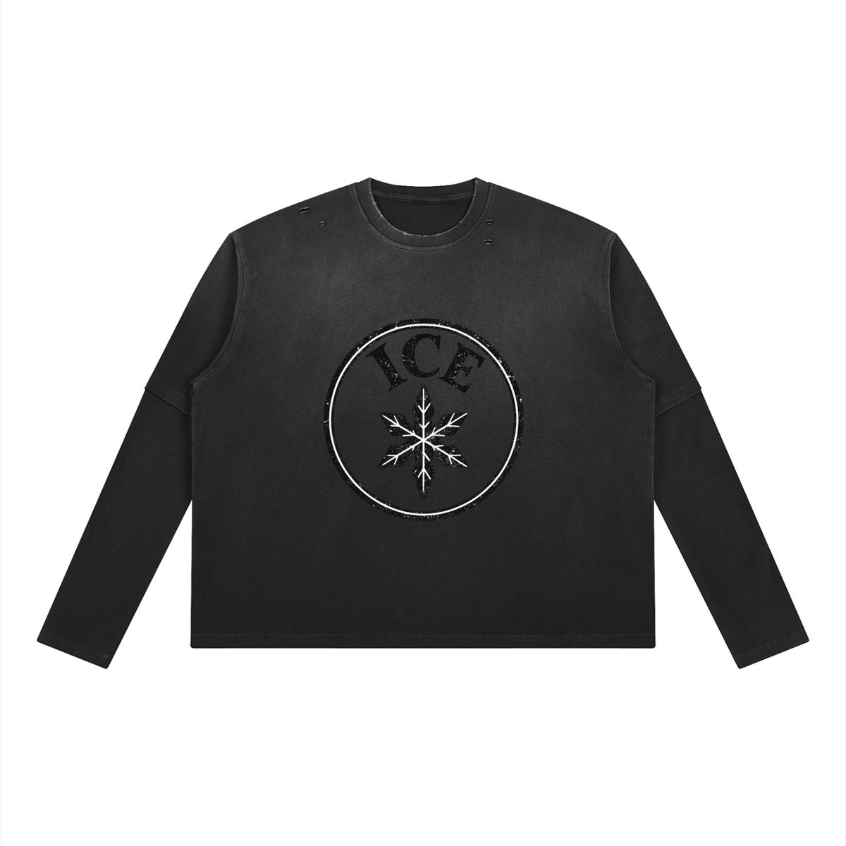 Unisex Vintage Wash Layered T-Shirt